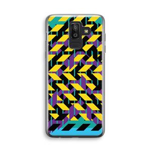 CaseCompany Skew Bee 3: Samsung Galaxy J8 (2018) Transparant Hoesje