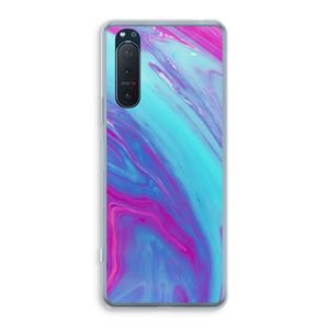 CaseCompany Zweverige regenboog: Sony Xperia 5 II Transparant Hoesje