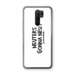 CaseCompany Neuters: Xiaomi Redmi 9 Transparant Hoesje