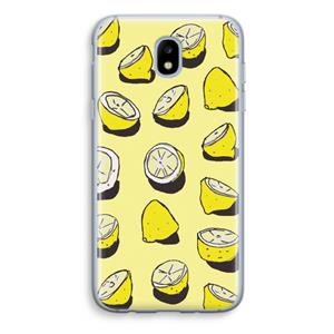 CaseCompany When Life Gives You Lemons...: Samsung Galaxy J5 (2017) Transparant Hoesje