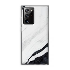 CaseCompany Elegante marmer: Samsung Galaxy Note 20 Ultra / Note 20 Ultra 5G Transparant Hoesje