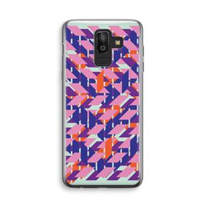 CaseCompany Skew Blush 3: Samsung Galaxy J8 (2018) Transparant Hoesje