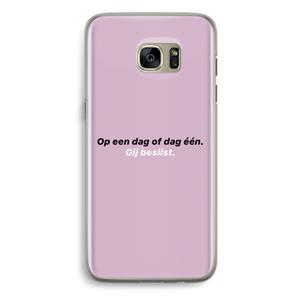 CaseCompany gij beslist: Samsung Galaxy S7 Edge Transparant Hoesje