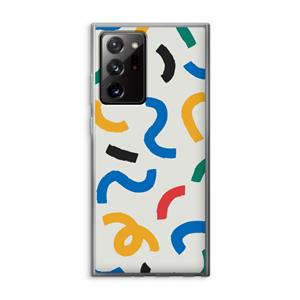 CaseCompany Illustratieve pop 2: Samsung Galaxy Note 20 Ultra / Note 20 Ultra 5G Transparant Hoesje