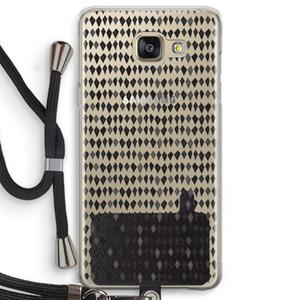 CaseCompany Crazy shapes: Samsung Galaxy A5 (2016) Transparant Hoesje met koord