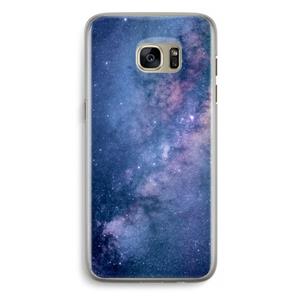 CaseCompany Nebula: Samsung Galaxy S7 Edge Transparant Hoesje