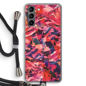 CaseCompany California: Samsung Galaxy S21 Transparant Hoesje met koord