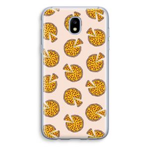 CaseCompany You Had Me At Pizza: Samsung Galaxy J5 (2017) Transparant Hoesje