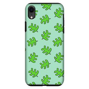 CaseCompany Groene blaadjes: iPhone XR Tough Case