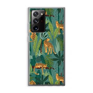 CaseCompany Luipaard 2: Samsung Galaxy Note 20 Ultra / Note 20 Ultra 5G Transparant Hoesje