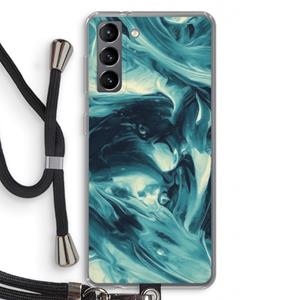 CaseCompany Dreaming About Whales: Samsung Galaxy S21 Transparant Hoesje met koord
