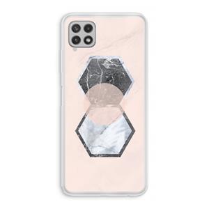 CaseCompany Creatieve toets: Samsung Galaxy A22 4G Transparant Hoesje