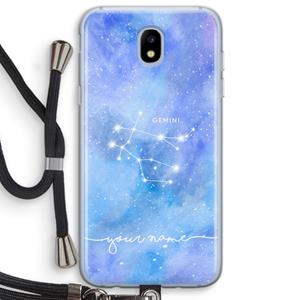 CaseCompany Sterrenbeeld - Licht: Samsung Galaxy J5 (2017) Transparant Hoesje met koord
