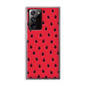CaseCompany Watermelon: Samsung Galaxy Note 20 Ultra / Note 20 Ultra 5G Transparant Hoesje