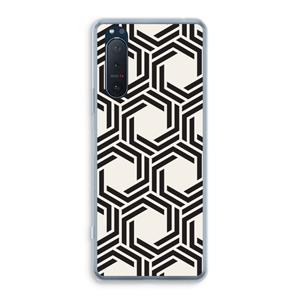 CaseCompany Geometrisch patroon: Sony Xperia 5 II Transparant Hoesje