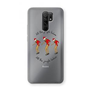 CaseCompany Jingle Ladies: Xiaomi Redmi 9 Transparant Hoesje