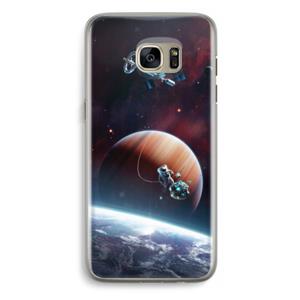 CaseCompany Examiner: Samsung Galaxy S7 Edge Transparant Hoesje