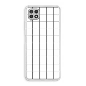 CaseCompany Rooster: Samsung Galaxy A22 4G Transparant Hoesje