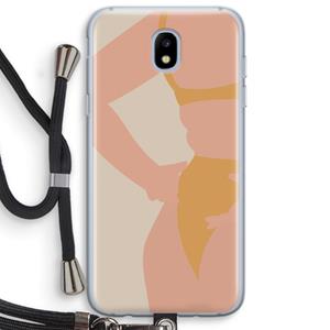 CaseCompany Bikini body: Samsung Galaxy J5 (2017) Transparant Hoesje met koord