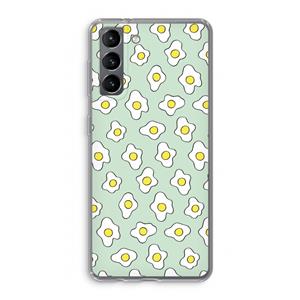 CaseCompany Spiegeleitjes: Samsung Galaxy S21 Transparant Hoesje