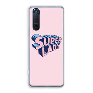 CaseCompany Superlady: Sony Xperia 5 II Transparant Hoesje