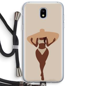 CaseCompany Let's get salty: Samsung Galaxy J5 (2017) Transparant Hoesje met koord
