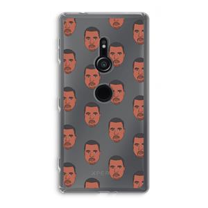 CaseCompany Kanye Call Me℃: Sony Xperia XZ2 Transparant Hoesje