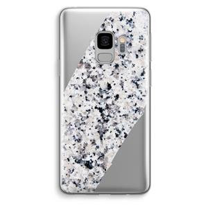 CaseCompany Gespikkelde marmer: Samsung Galaxy S9 Transparant Hoesje
