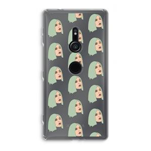 CaseCompany King Kylie: Sony Xperia XZ2 Transparant Hoesje