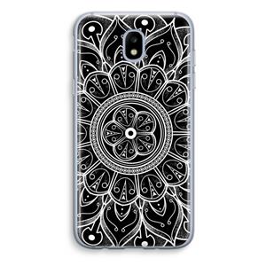 CaseCompany Roses Are Red: Samsung Galaxy J5 (2017) Transparant Hoesje