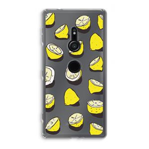 CaseCompany When Life Gives You Lemons...: Sony Xperia XZ2 Transparant Hoesje