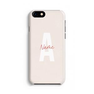 CaseCompany Strawberry Milkshake: iPhone 8 Volledig Geprint Hoesje