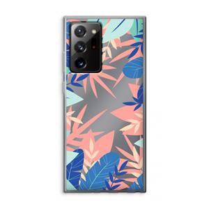 CaseCompany Tropisch: Samsung Galaxy Note 20 Ultra / Note 20 Ultra 5G Transparant Hoesje