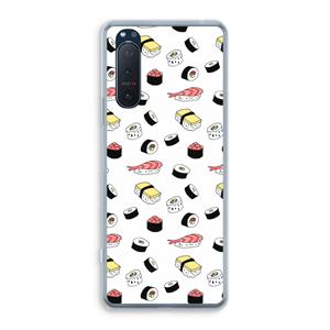 CaseCompany Sushi time: Sony Xperia 5 II Transparant Hoesje