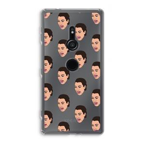 CaseCompany Ugly Cry Call: Sony Xperia XZ2 Transparant Hoesje