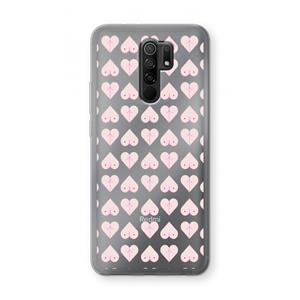 CaseCompany Ass 'n Titties: Xiaomi Redmi 9 Transparant Hoesje