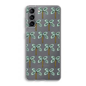 CaseCompany Paradise: Samsung Galaxy S21 Transparant Hoesje