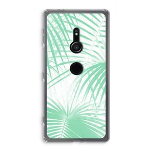 CaseCompany Palmbladeren: Sony Xperia XZ2 Transparant Hoesje