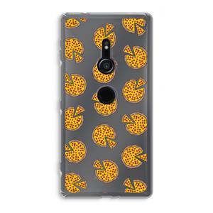 CaseCompany You Had Me At Pizza: Sony Xperia XZ2 Transparant Hoesje