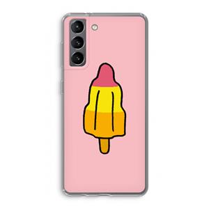 CaseCompany Raketijsje: Samsung Galaxy S21 Transparant Hoesje