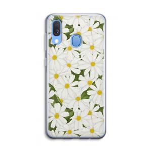CaseCompany Summer Daisies: Samsung Galaxy A40 Transparant Hoesje