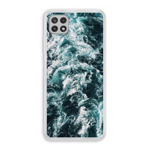 CaseCompany Zee golf: Samsung Galaxy A22 4G Transparant Hoesje
