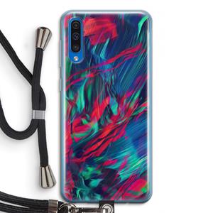 CaseCompany Pilgrims Of The Sea: Samsung Galaxy A50 Transparant Hoesje met koord