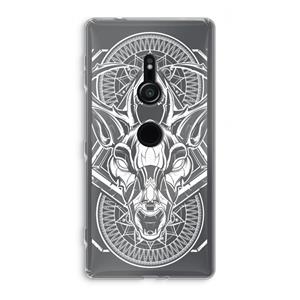 CaseCompany Oh Deer: Sony Xperia XZ2 Transparant Hoesje
