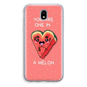 CaseCompany One In A Melon: Samsung Galaxy J5 (2017) Transparant Hoesje