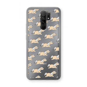 CaseCompany Ponys: Xiaomi Redmi 9 Transparant Hoesje