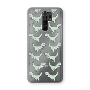 CaseCompany Dinos: Xiaomi Redmi 9 Transparant Hoesje