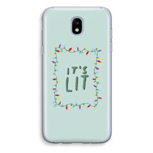 CaseCompany It's Lit: Samsung Galaxy J5 (2017) Transparant Hoesje