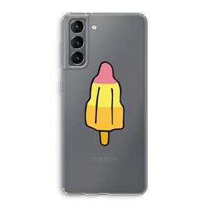 CaseCompany Raketijsje: Samsung Galaxy S21 Transparant Hoesje