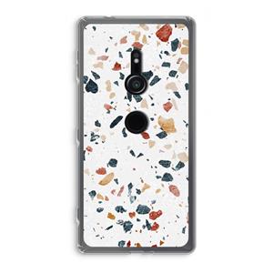 CaseCompany Terrazzo N°4: Sony Xperia XZ2 Transparant Hoesje